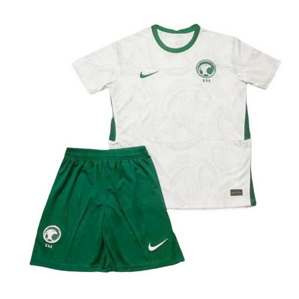 Camiseta Arabia Saudita Replica Primera Ropa Niños 2020 Blanco